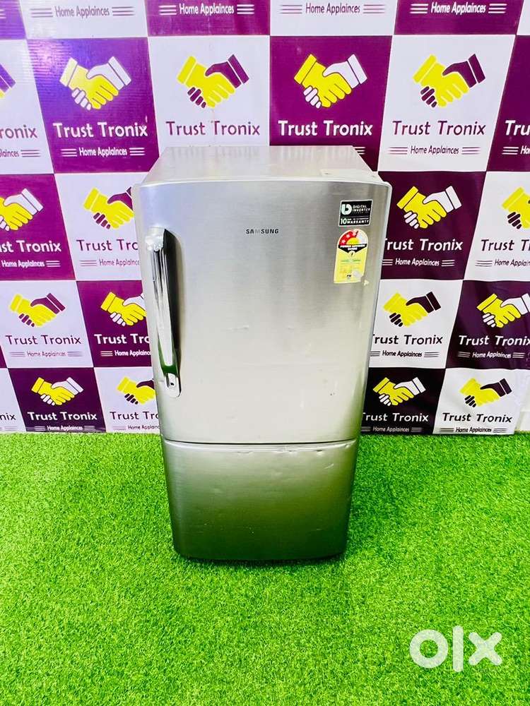 Digital inverter Steel finish Samsung Single door Fridge 190 liters