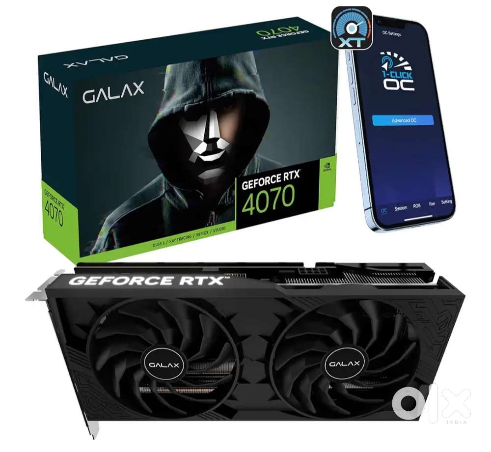 Galax geforce 4070 12gb 1-clickoc 2x GDDR6 192bit Dp*3