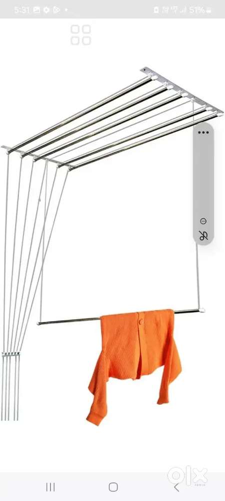 Cloth celling hunger with installation