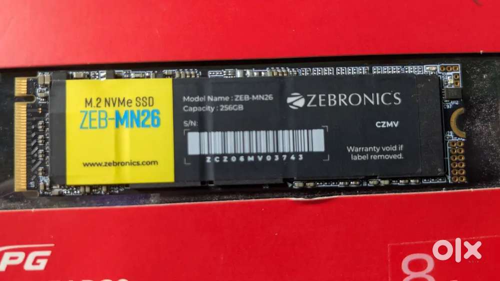 ZEBRONICS ZEB-MN26 256GB M.2 NVMe Solid State Drive (SSD)