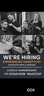 Beautician cum hair stylist