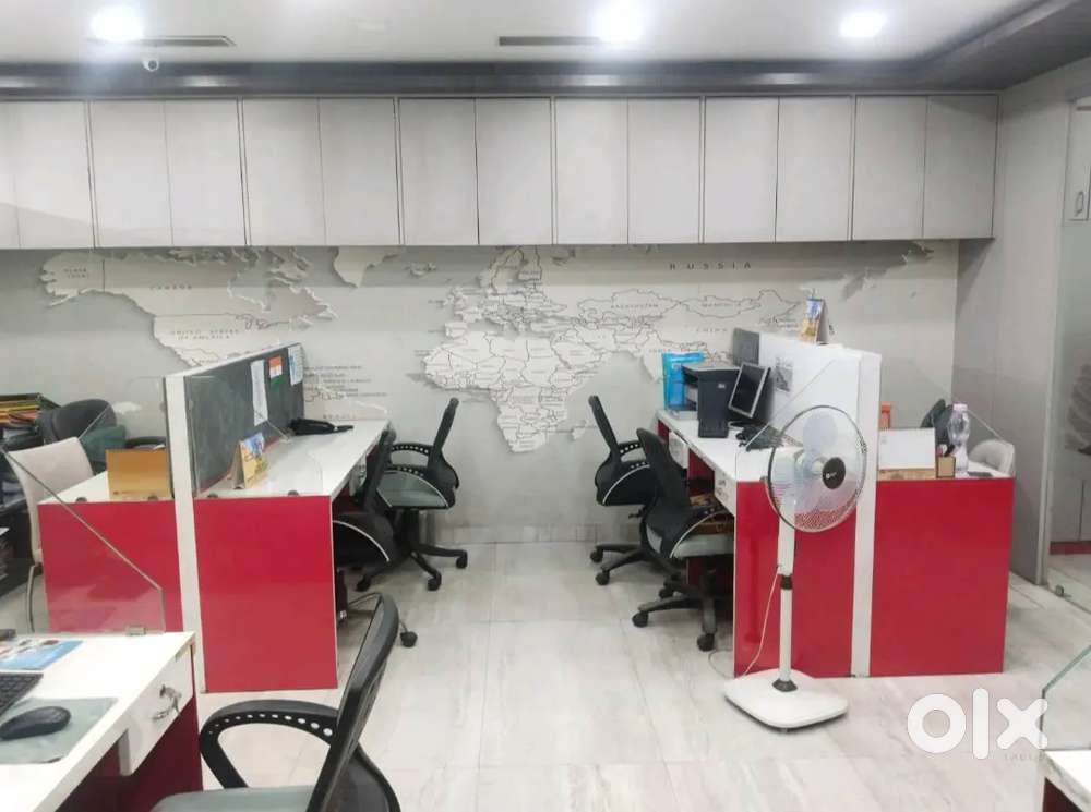 Fully furnished office space available in rent