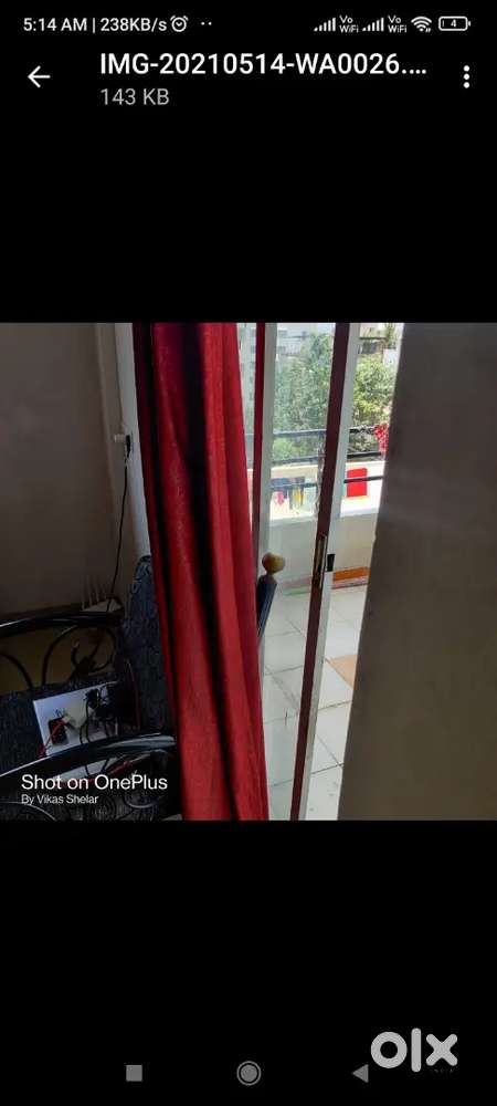 1 Bhk , Furnished flat , excellent as per vastu