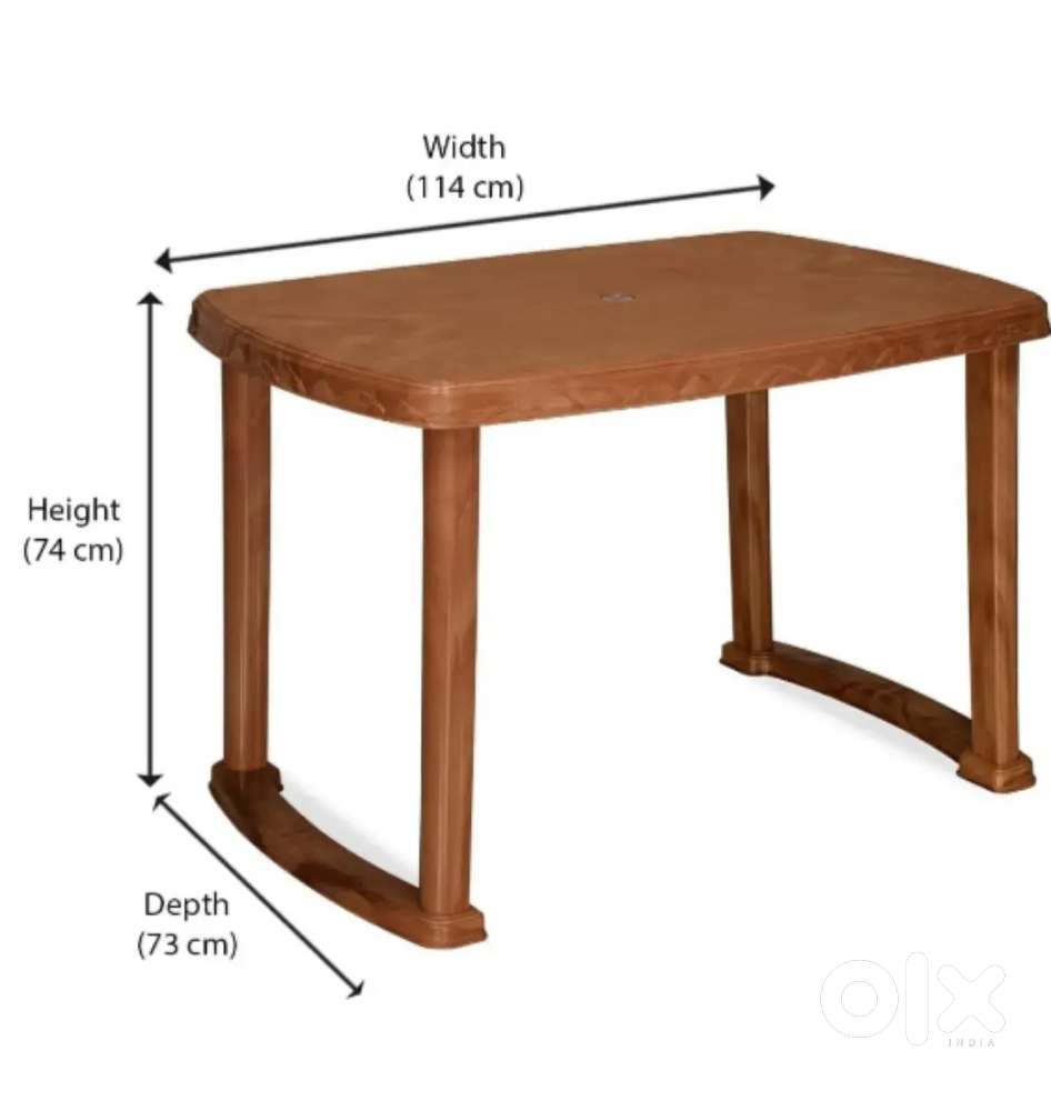 NEW 4 seater Strong Plastic Dinning Table