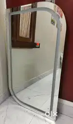 LED wall mirror with full length lighting