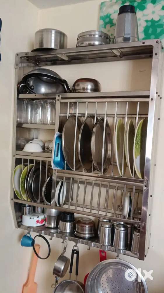 Heavy Lokhan Almira , lokhan palang and steel bartan stand