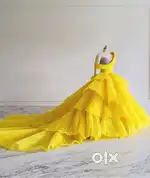 Female tailor stitching