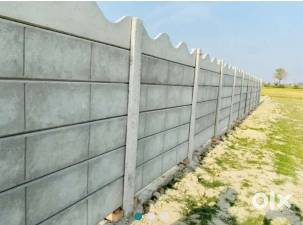 Plot for sale with boundary wall