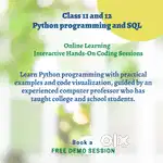 Online class - Python Programming-Class 11 and 12