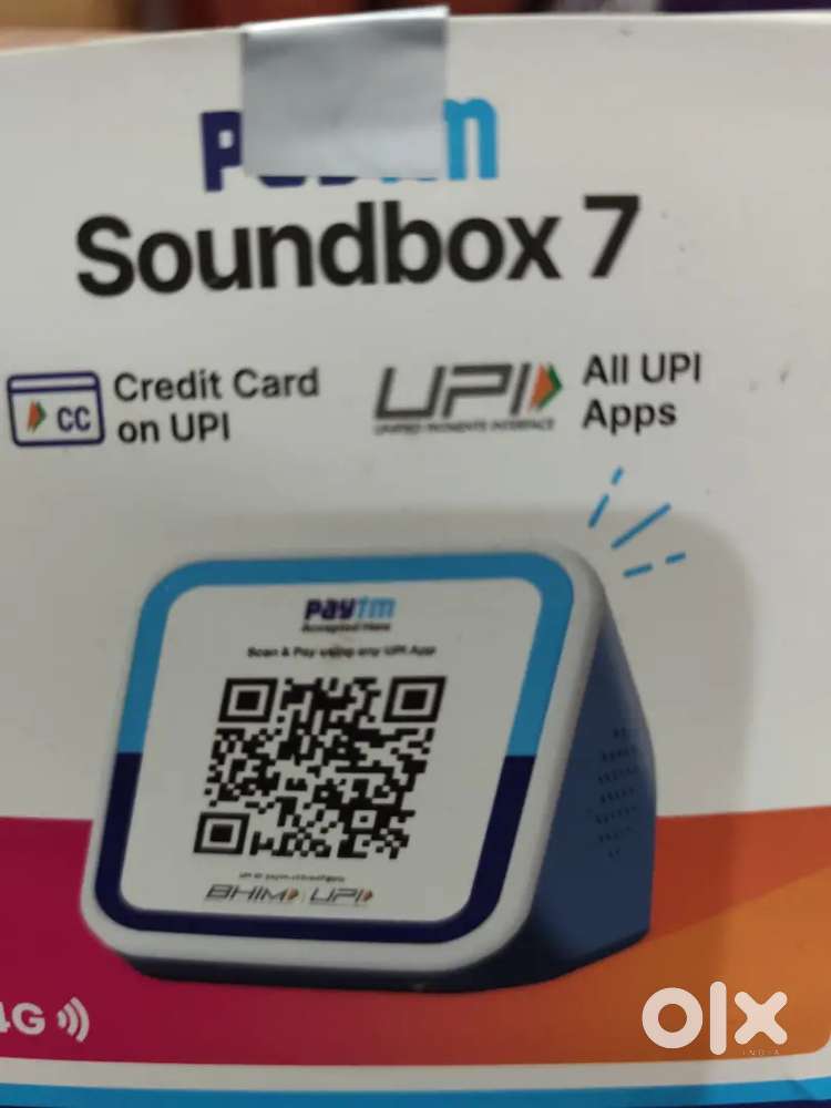Paytm qr and sound box