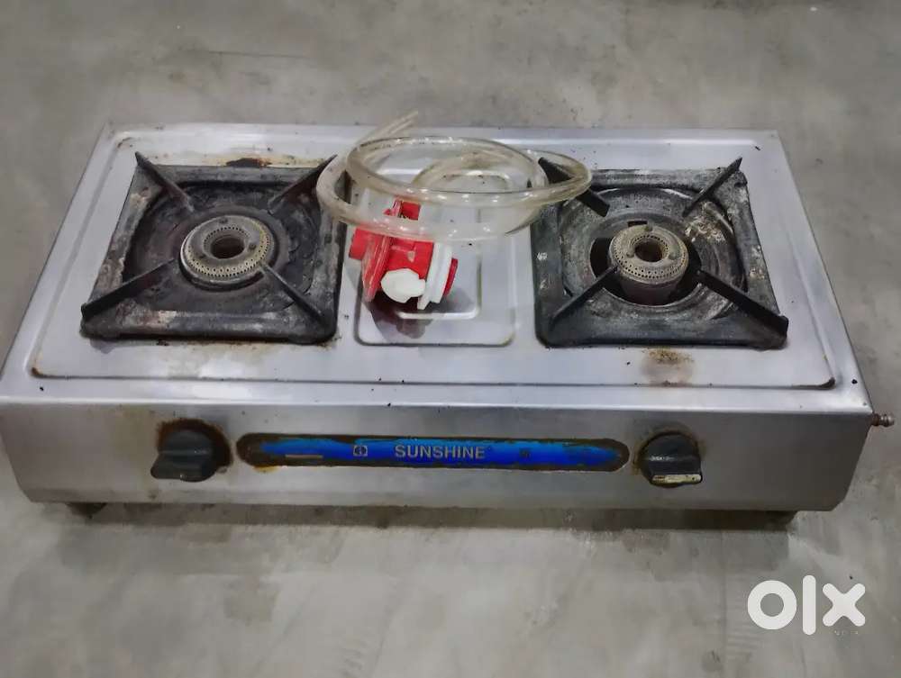 Gas stove + regulator pipe