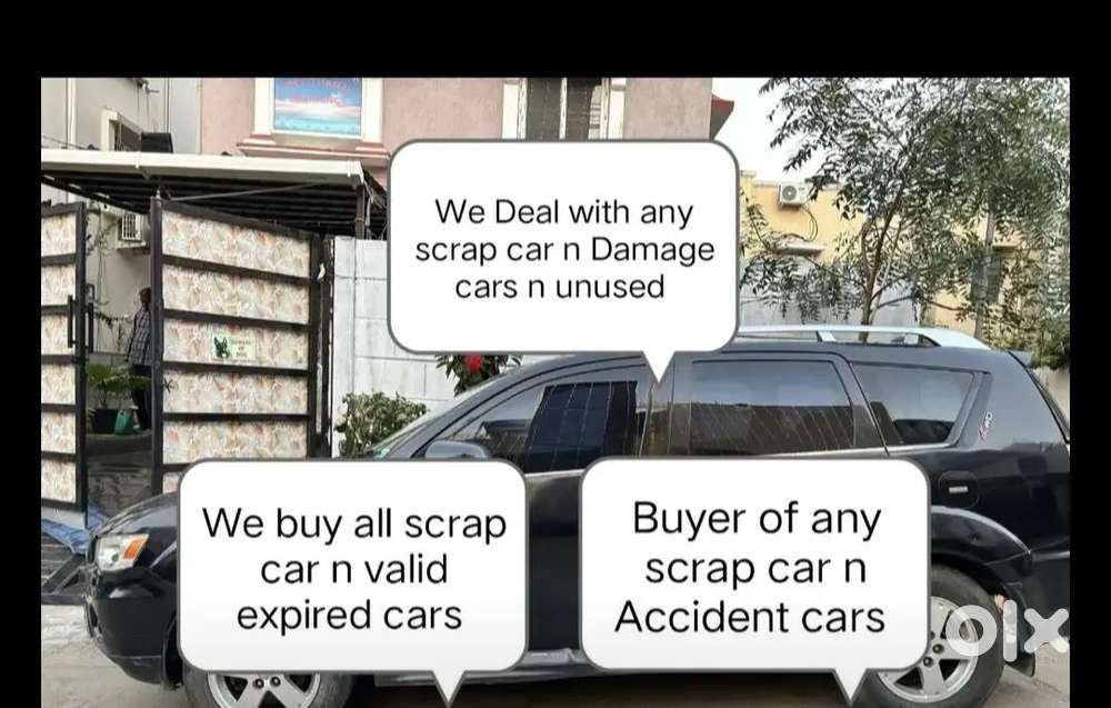 WE BUY ALL SCRAP SCRAP CAR N DAMAGE CARS N WASTE CAR