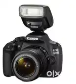 Canon 1200 D on Rent pr day 500