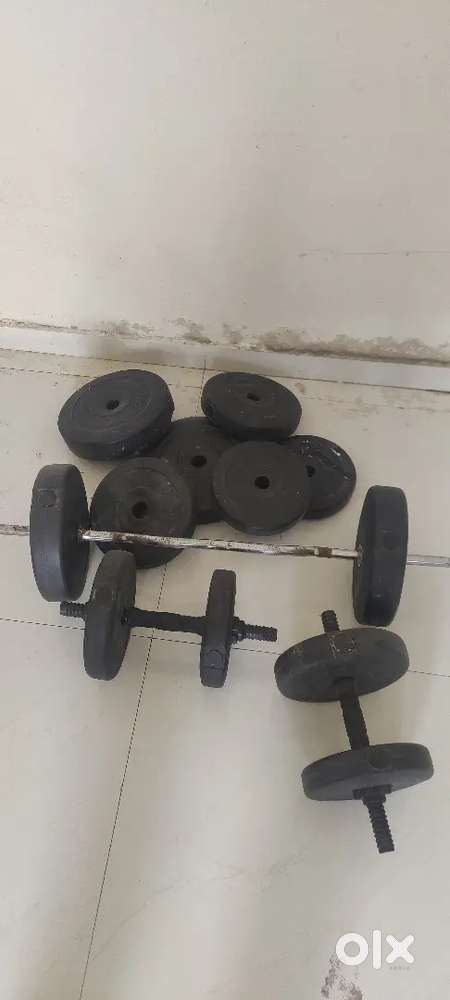 Gym dumbbells set of 40 kg for home workout