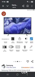 Samsung 55in tv
