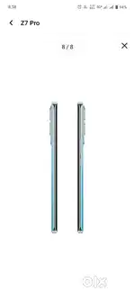 iQOO z7 pro 8+8ram 256gb internal