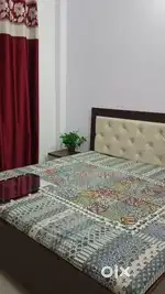 House for rent with Ac, fridge, Gyser, washing machine, curtains, bed,