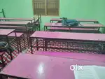 Bench and table