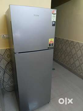 Haier double door fridge 250L