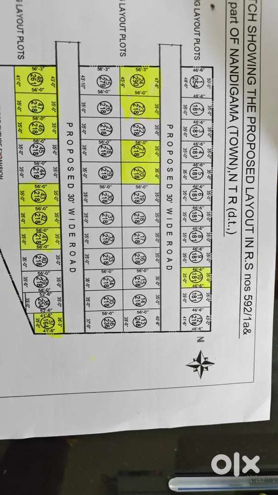 Close to National highway Nandigama open plots available
