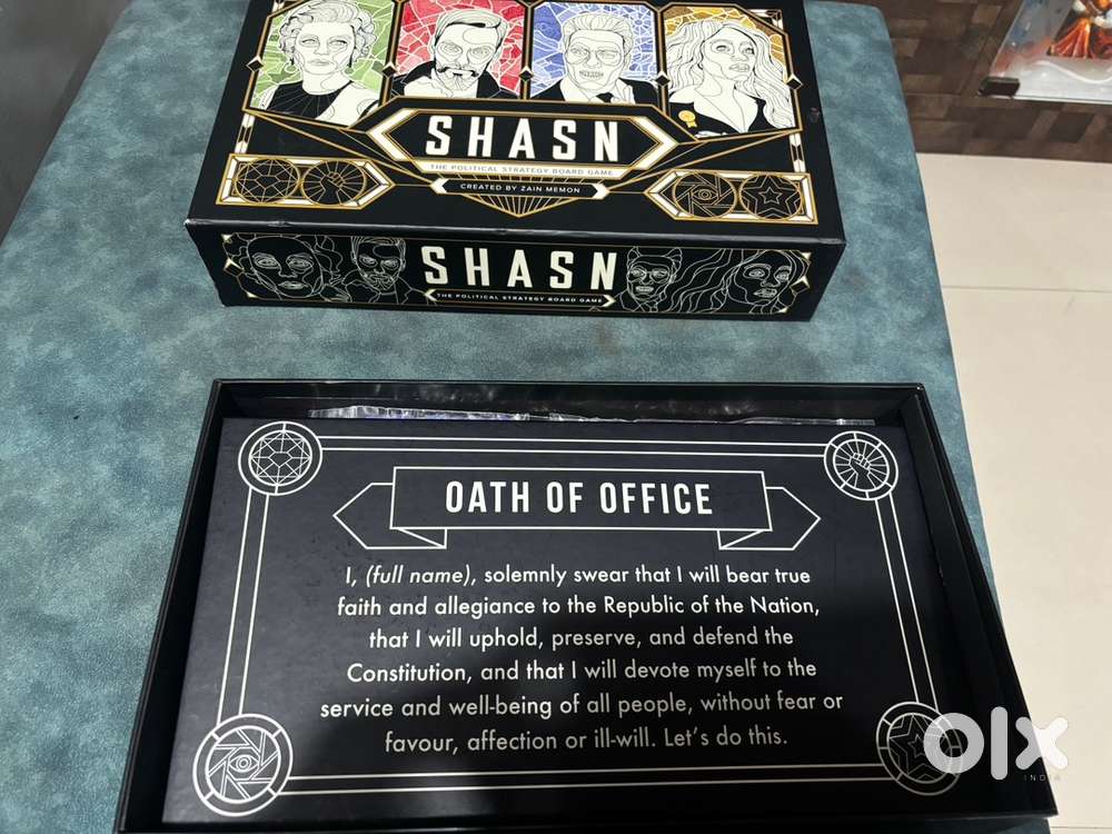  SHASN: Essential Edition – Political Strategy Board Game (Like New)