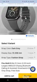 New Smart watch fire bolt