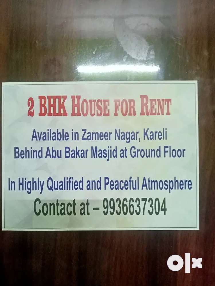 2bhk house for rent in good condition