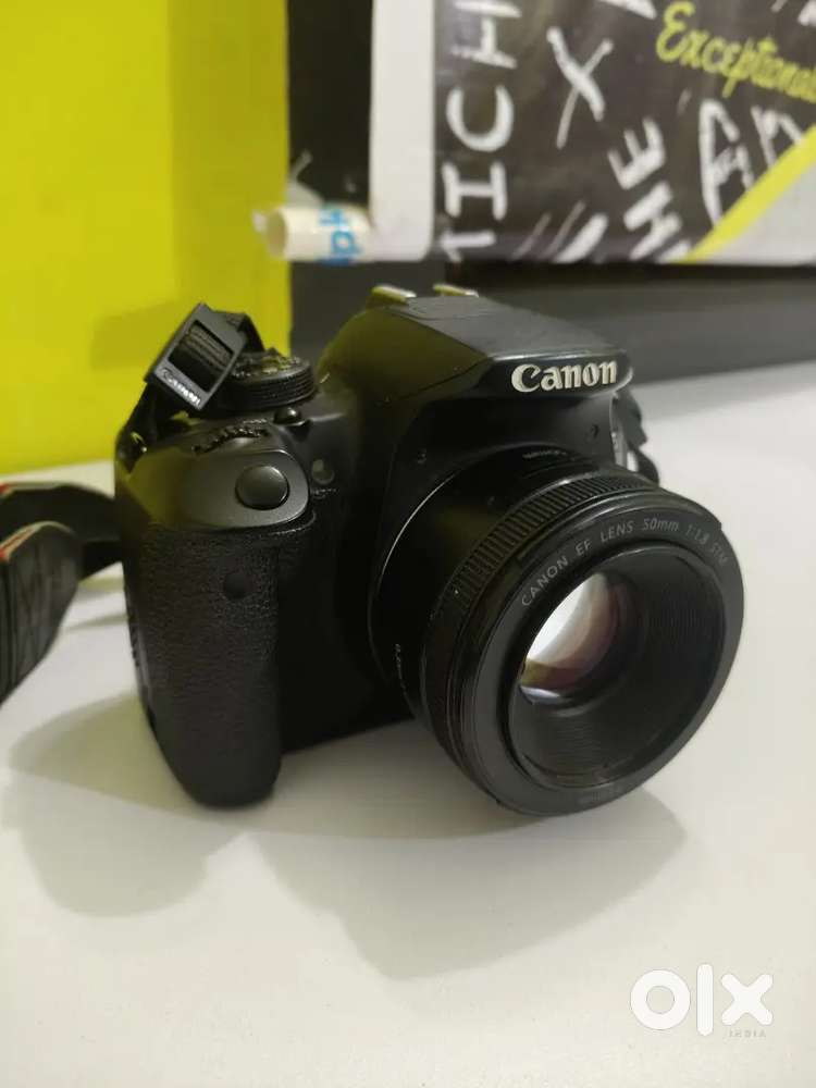 Cannon 700D with 50 mm lens