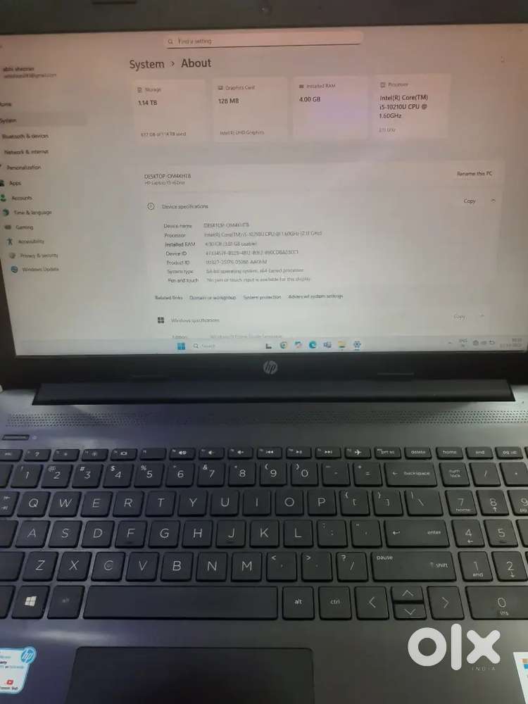 HP LAPTOP with Window11