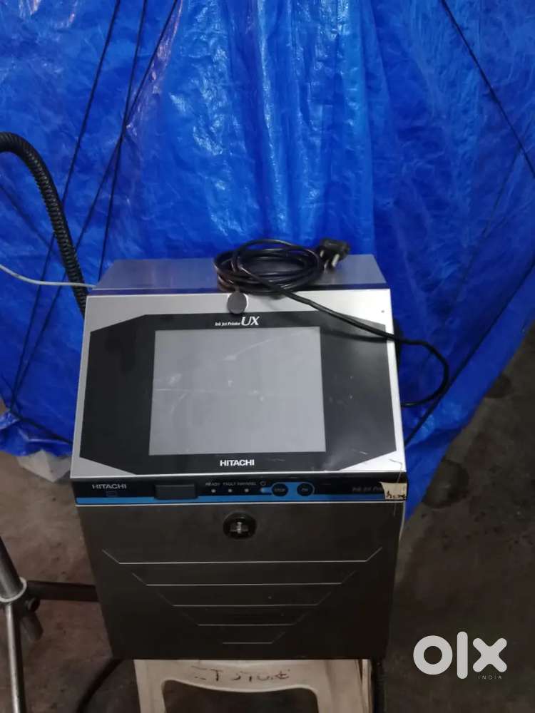 Hitachi UX-D160WG Inkjet Batch Coding Printer & Conveyor – Hardly Used