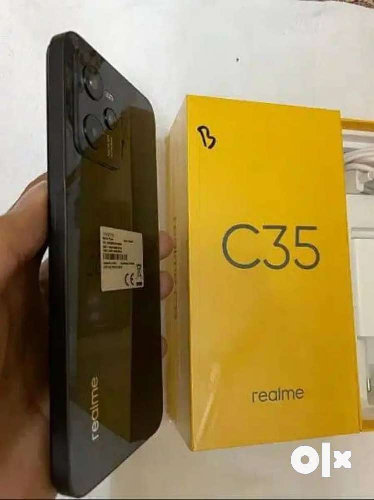 Realme c35 available with bill box and all accessories and warranty