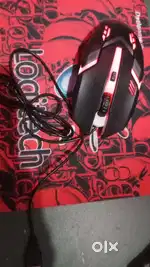 Led mouse with wired