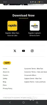 Recruitment 5 Driver Rapido Captain in local city work