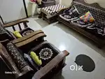 Sagwan Woodeen Sofa 5 seater set