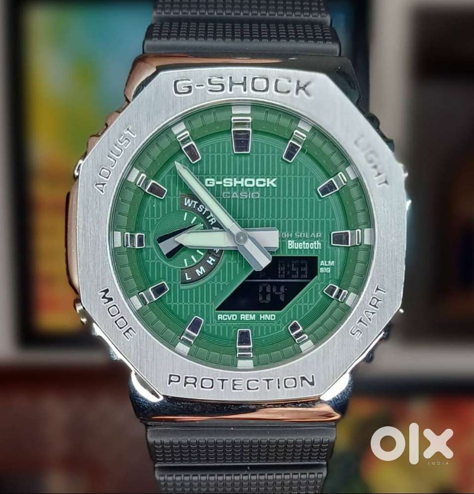 Gshock watch for men Analog-Digital Green Dial G shock - Used Watch