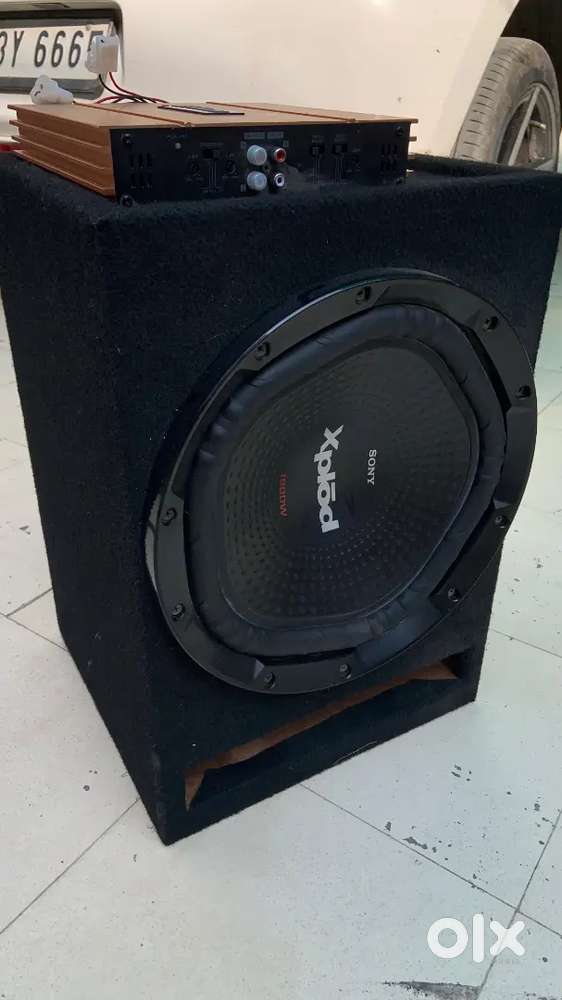 Sony bass with amplifier 2 channel