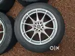 17 inch brezza alloy wheels with tyres