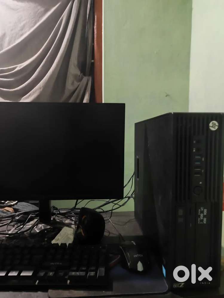 i7 intel processor (hp)body mouse,ups , speaker,acer monitor