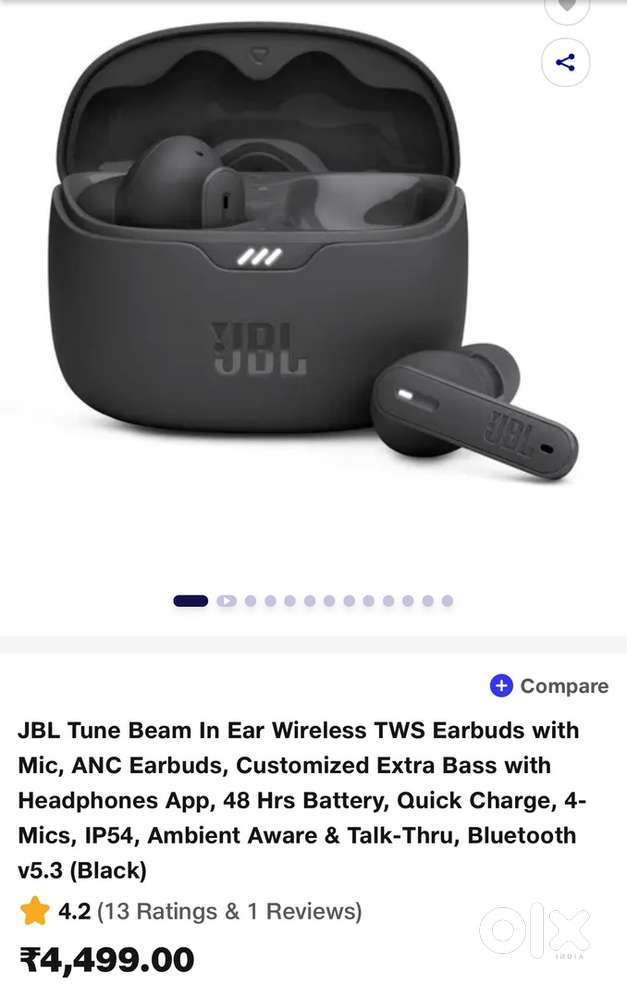 JBL Tune Beam Earbuds