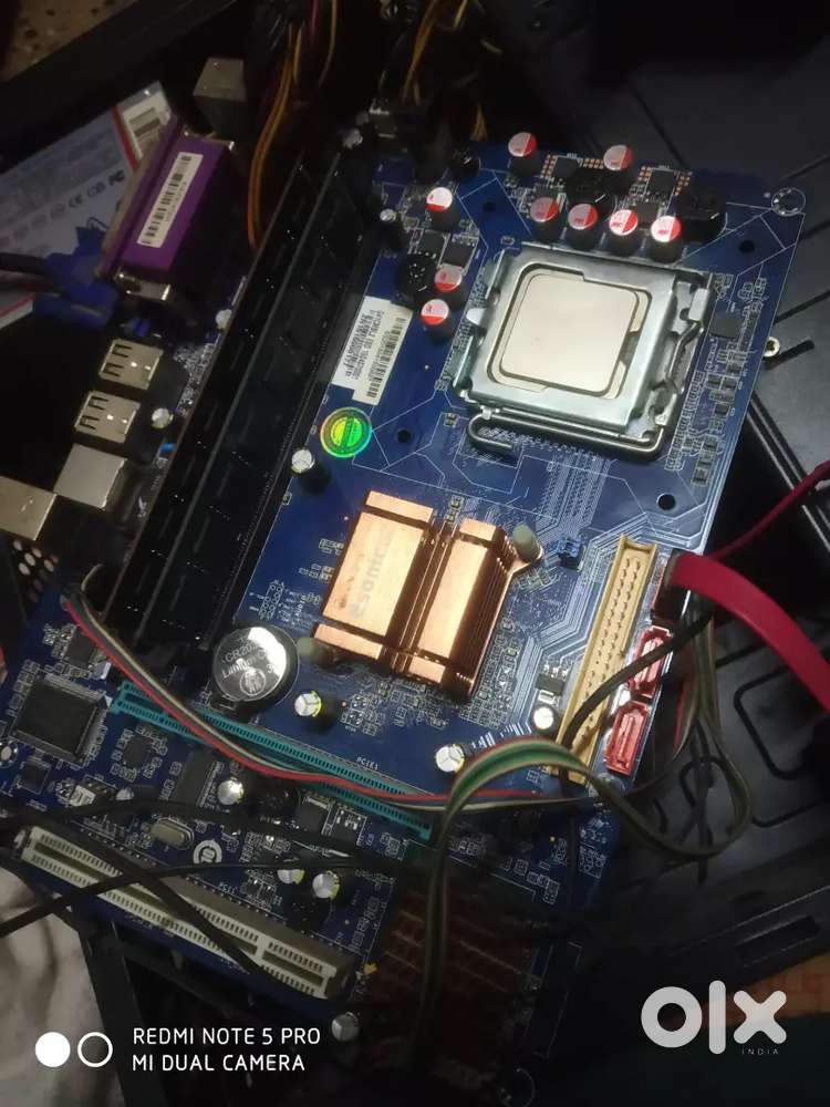 Motherboard with Dual core E6700 Processor