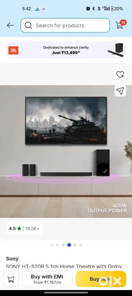Sony sound bar sistem best quality