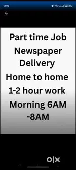 Newspaper Delivery Job