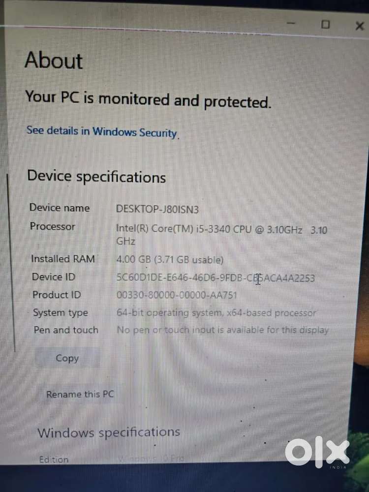 Intel core i5 gaming desktop 5 year old