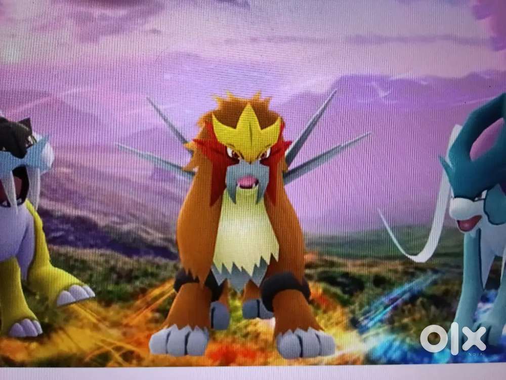 Legendary Pokemon for sale - Raikou , Entei, Suicune