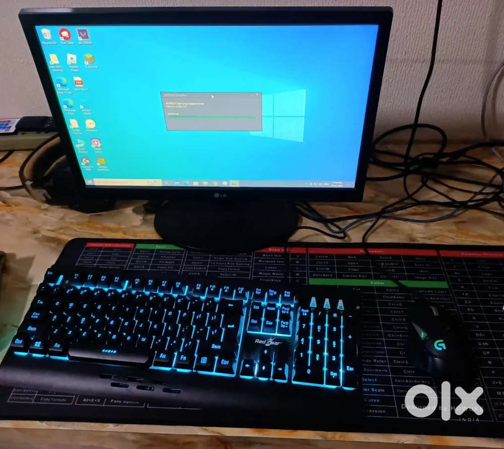 Full RGB setup for browsing/gaming with accessories