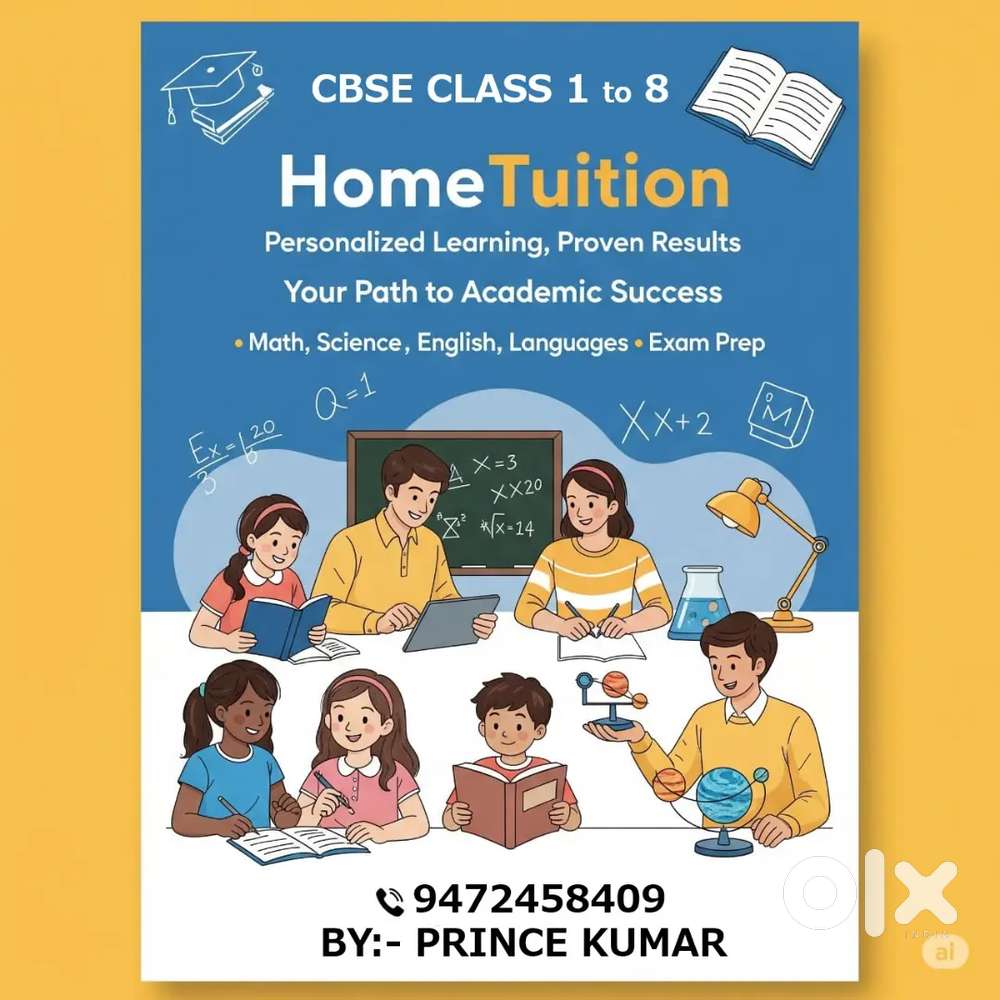 Have two and half years of experience of teaching Home tution