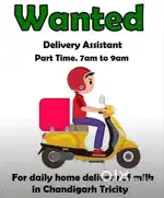Part Time Milk Delivery in Chandigarh 7:15 - 9am
