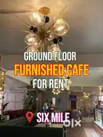 Ground floor cafe for rent in Six Mile