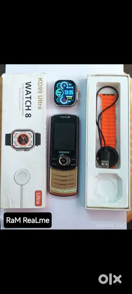 i8 Smart Callin Watch & Samsung S5200 Slide Keypad cell புல்லா பாருங்க