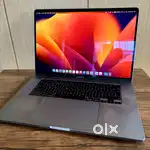 Macbook pro 16” i9 32gb 2Tb 5.5gb graphics card